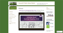 Desktop Screenshot of heyworthlibrary.com