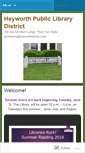 Mobile Screenshot of heyworthlibrary.com